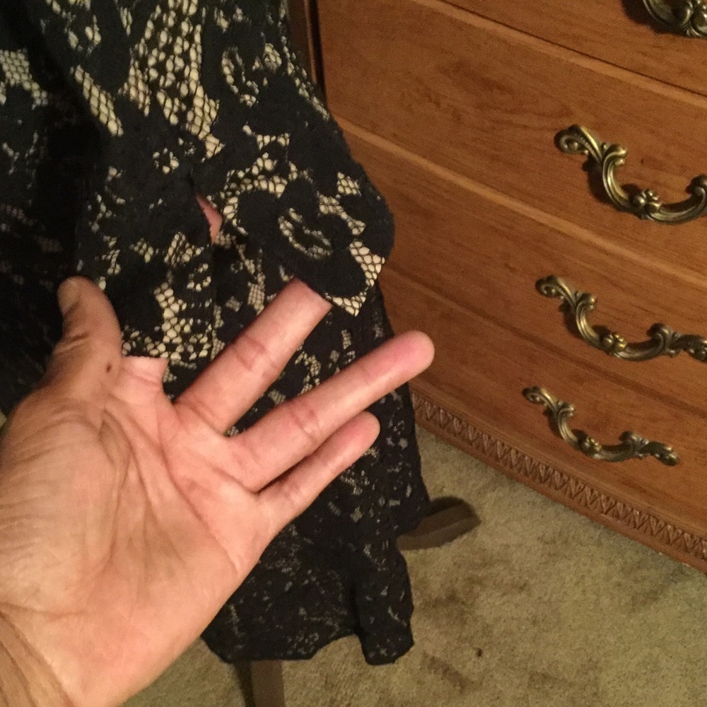 Allen B black lace Dress - Picture 4 of 4